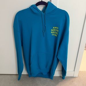 Anti Social Social Club Turquoise Hoodie
